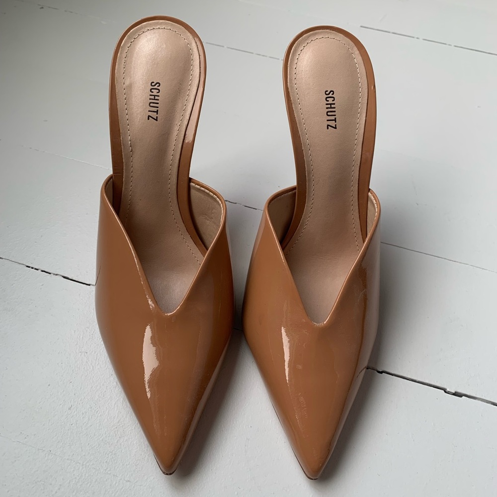 SCHUTZ mule sandy pink
